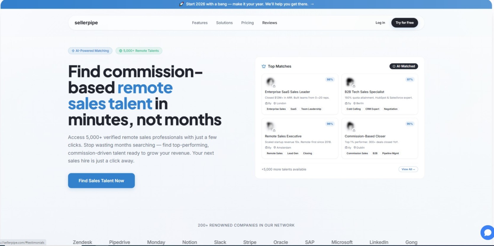 Sellerpipe screenshot and logo